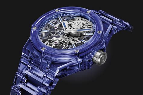 hublot blue sapphire crystal